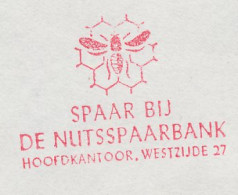 Meter Cover Netherlands 1969 Bee - Savings Bank - Zaandam - Other & Unclassified