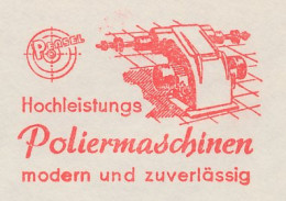 Meter Cover Germany 1962 Polishing Machines - Autres & Non Classés