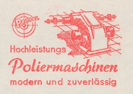 Meter Cover Germany 1962 Polishing Machines - Other & Unclassified