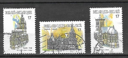 OCB Nr 2711/13  Complete Set Kerk Church Eglise Halle - Laken - Luik Liege - Used Stamps