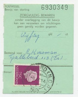 Em. Juliana Emmeloord 1967 - Postwissel - Bewijs Van Storting - Ohne Zuordnung