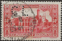 Algérie N°112 Perforé CL10, CRÉDIT LYONNAIS Agences De Constantine Et Philippeville (ref.2) - Used Stamps