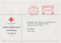 Meter Cover Switzerland 1979 International Committee Of The Red Cross - Rode Kruis
