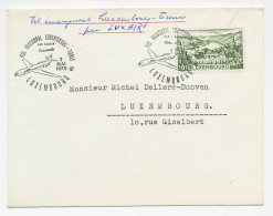 FFC / First Flight Cover Luxembourg 1970 Airplane - Luxembourg - Tunisia - Aviones