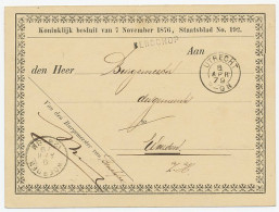 Naamstempel Benschop 1879 - Cartas & Documentos