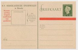 Spoorwegbriefkaart G. NS291a C - Interi Postali