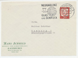 Cover Front / Postmark Germany 1962 Glass - Neugablonz - Otros & Sin Clasificación