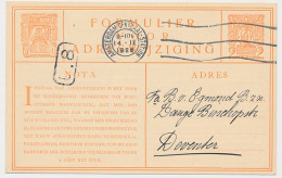 Verhuiskaart G. 8 Amsterdam - Deventer 1928 - Na 1 Februari 1928 - Entiers Postaux