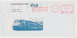 Illustrated Meter Cover Netherlands 1990 - Hasler 4151 NS - Dutch Railways - Where Would We Be Without The Train - Eisenbahnen