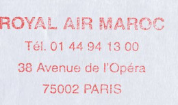 Meter Cover France 2002 Airline - Royal Air Maroc - Aviones