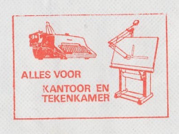 Meter Cover Netherlands 1981 Typewriter - Drawing Table - Non Classés