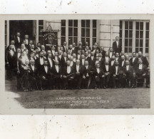 LIMOGES CONCOURS DE MUSIQUE AOUT 1910 " HARMONIE LYONNAISE " ( CARTE PHOTO ) - Limoges