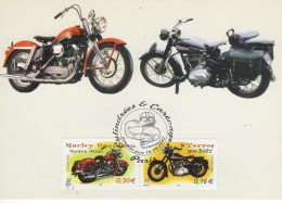 Cylindres Et Carénages - Harley-Davidson Hydra Glide - Terrot 500 RGST - France Maxi Carte - Motos  - Maxi Carte - Motos