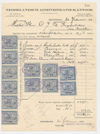 Beursbelasting 2.50 GLD. / 4.- GLD. Den 19.. - Amsterdam 1923 - Steuermarken