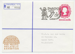 Registered Postal Stationery / Postmark New Zealand 1977 Panpex - Maori  - Indianer