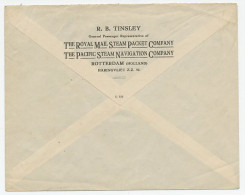 Firma Envelop The Royal Mail Steam Packet Comp. - Rotterdam 1924 - Sin Clasificación