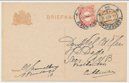 Briefkaart G. 88 A I / Bijfrankering Amsterdam - Enkhuizen 1916 - Entiers Postaux