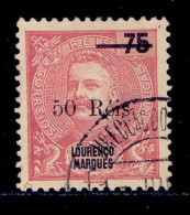 ! ! Lourenco Marques - 1899 D. Carlos OVP 50 R - Af. 51 - Used - Lourenco Marques