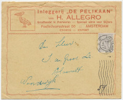 Firma Envelop (inhoud ) Amsterdam 1924 - Inleggerij / Pelikaan - Sin Clasificación