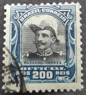 Bresil Brasil Brazil 1913 Da Fonseca Service Official Yvert 18 O Used - Servizio