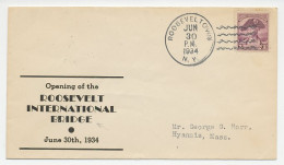 Cover USA 1934 Opening Roosevelt Bridge - Puentes