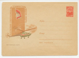 Postal Stationery Soviet Union 1961 Helicopter - Aviones