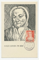 Maximum Card Netherlands 1941 Aagje Deken - Writer - Ecrivains