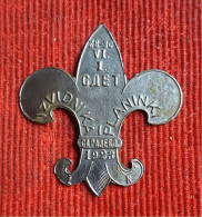 Insigne/broche Du Premier (I. St.) Jamboree Scout Du Royaume SHS (Serbie, Croatie, Slovénie) à Sarajevo En 1923 - Asociaciones