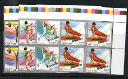 VIETNAM - 2012  - LONDON OLYMPICS SET OF 4 IN BLOCKS OF 4 "SPECIMEN" OVERPRINT  MINT NEVER HINGED - Vietnam