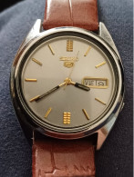 Orologio Vintage  Seiko 5 - Dual Date Automatico  7S26-3160  - Anni 90 - Mm 37 - Taschenuhren