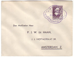 Cover / Postmark Netherlands 1937 Esperanto Domo Arnhem - Esperanto