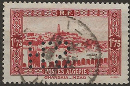 Algérie N°119 Perforé HS, HENRI SAVIGNON (ref.2) - Used Stamps