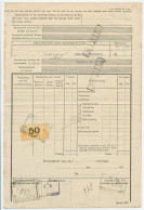 Vrachtbrief NS Alkmaar - Dedemsvaart 1922 - Unclassified