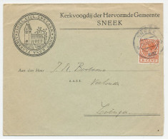 Envelop Sneek 1932 - Kerkvoogdij - Non Classés