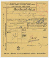 Beurtvaart - Adres Amsterdam - Zeist 1931 - Unclassified