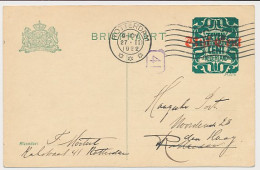 Briefkaart G. 183 I Rotterdam -doorgezonden S Gravenhage 1922 - Entiers Postaux