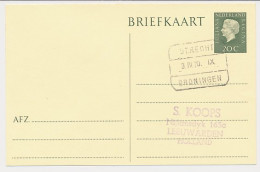Treinblokstempel : Utrecht - Groningen IX 1970 - Non Classés