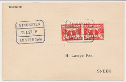 Treinblokstempel : Eindhoven - Amsterdam F 1927 ( Z.o.z ) - Sin Clasificación