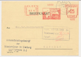 Firma Briefkaart Geleen 1943 - Staatsmijn Lutterade - Unclassified