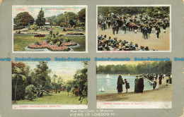 R643500 Four Post Cards In Miniature. Views Of London IV. Kensington Gardens. Th - Altri & Non Classificati