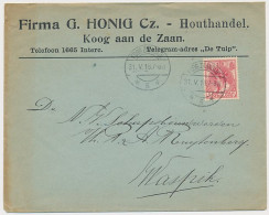 Firma Envelop Koog Aan De Zaan 1918 - Houtzagerij - Houthandel - Ohne Zuordnung
