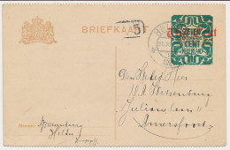 Briefkaart G. 176 B I Helder - Amersfoort 1921 - Postal Stationery