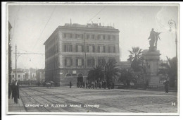 GENOVA , CARTOLINA FOTOGRAFICA  LA R. SCUOLA NAVALE SUPERIORE . - Genova