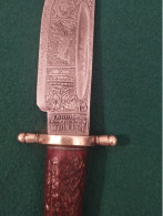 Couteau De Chasse  Espagnol De Toledo , Du XX Siécle  ,   1 Ere Moityé - Knives/Swords