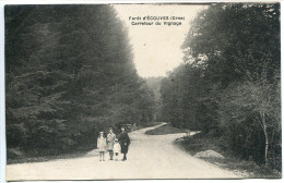 ORNE CPA Non écrite * FORÊT D'ÉCOUVES Carrefour Du Vignage ( Animée Femmes Enfant ) - Autres & Non Classés