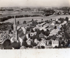 MORSCHWILLER-LE-BAS L'EGLISE ET LE GROUPE SCOLAIRE VUE AERIENNE - Andere & Zonder Classificatie