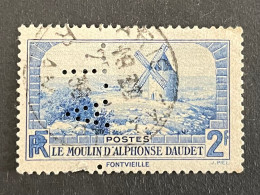 FRANCE A N° 311 1936 A.L 122 Indice 3 Perforé Perforés Perfins Perfin Superbe !! - Otros & Sin Clasificación