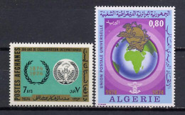 Afghanistan / Algeria 1974 UPU Centenary 2 Stamps MNH - U.P.U.