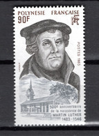 POLYNESIE  N°  208   NEUF SANS CHARNIERE COTE  2.80€     THEOLOGIEN  MARTIN LUTHER - Unused Stamps