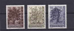 Liechtenstein 1958,cat. Zumstein 315/17 **. Arbres Et Arbustes. - Ongebruikt